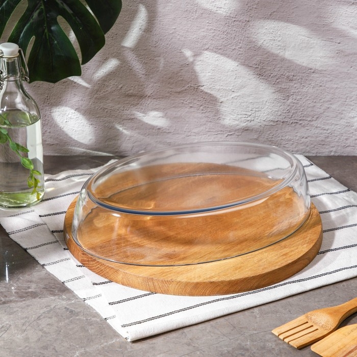 Набор форм для запекания и выпечки из жаропрочного стекла Доляна «Фуэго», 1,5/3 л, 2 шт Набор форм для запекания и выпечки из жаропрочного стекла Доляна «Фуэго», 1,5/3 л, 2 шт