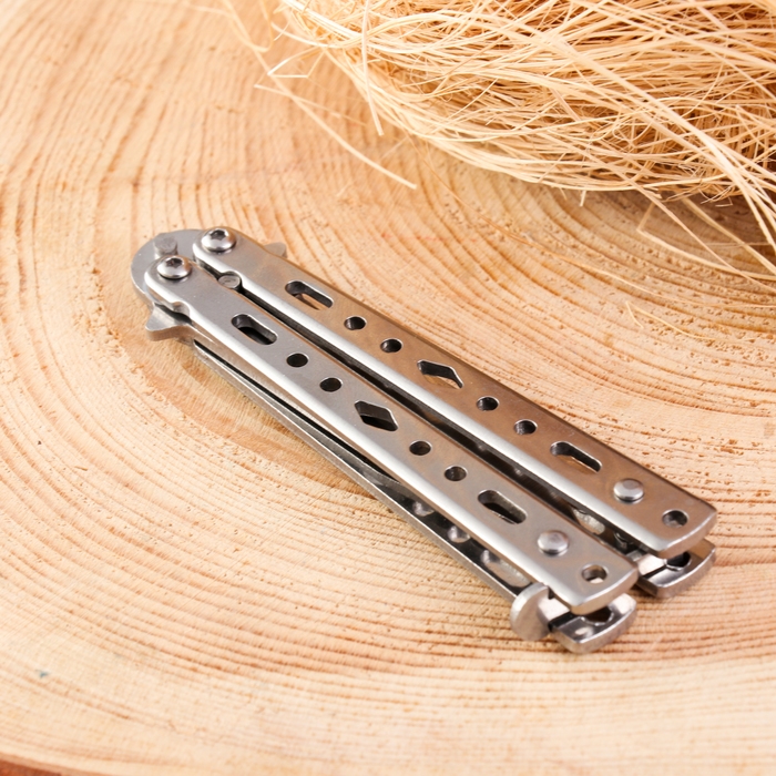 Нож-бабочка Нож-бабочка "Аргус" 17см, клинок 69мм/1мм, серебристый