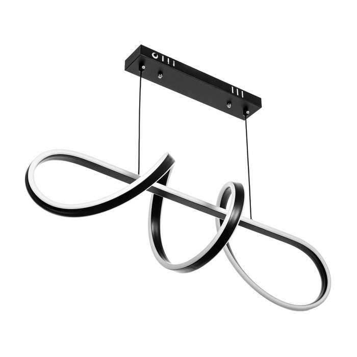 Светильник с ПДУ Светильник с ПДУ "Вирджин" LED 150Вт 3000-6000К черный 80х24х26 см