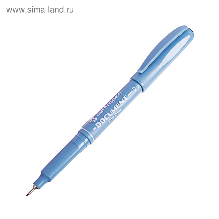 Ручка капиллярная, 0.5 мм, Centropen  Ручка капиллярная, 0.5 мм, Centropen "Document" 2631, черная, длина письма 500 м, картонная упаковка