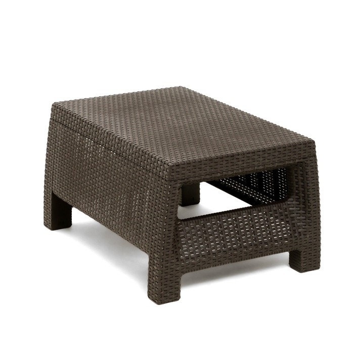 Набор садовой мебели: диван угловой и стол, мокко Набор садовой мебели: диван угловой и стол, мокко