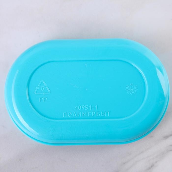 Мыльница «Дорожная», 11,5×8×4 см, цвет МИКС Мыльница «Дорожная», 11,5×8×4 см, цвет МИКС