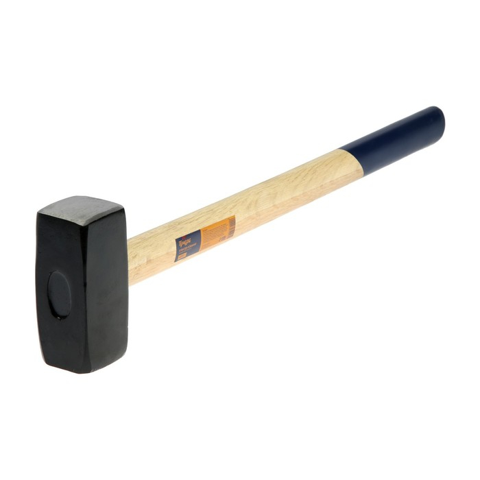 Кувалда кованая ТУНДРА, удлиненная деревянная рукоятка, 4 кг Кувалда кованая ТУНДРА, удлиненная деревянная рукоятка, 4 кг