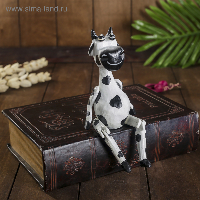 Сувенир  Сувенир "Коровка" висячие лапки, дерево 4,5х9х23 см