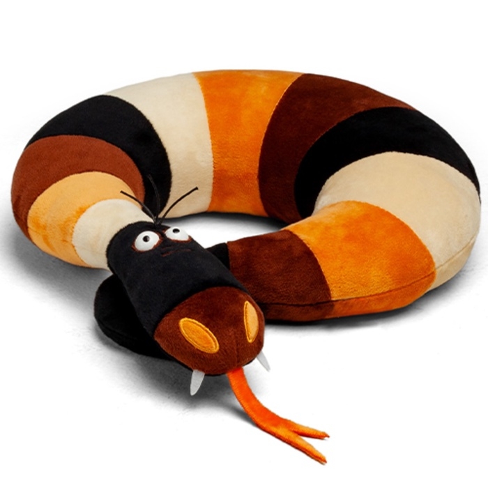 Мягкая игрушка-подушка  Мягкая игрушка-подушка "Змея Фрида", цвет бежевый, 40 см ЗФШ/40/беж