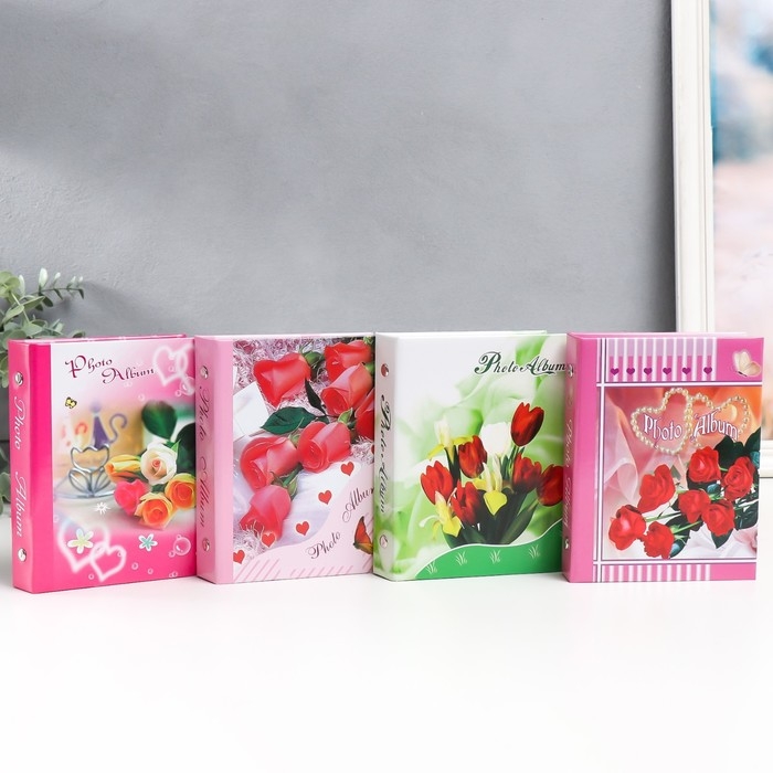 Фотоальбом 24 фото 10*15 Цветы (микс) Фотоальбом 24 фото 10*15 Цветы (микс)