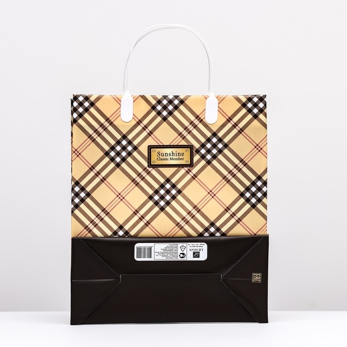 Пакет  Пакет "Роял желтый", мягкий пластик, 26 x 23 см, 110 мкм