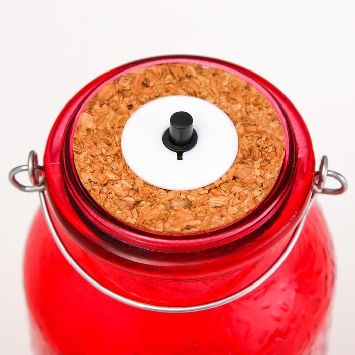 Ночник Ночник "Деллос" LED от батареек красный 7х7х17,5 см RISALUX