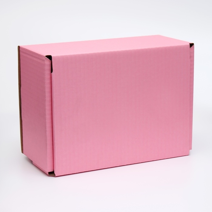 Коробка самосборная, розовая, 22 х 16,5 х 10 см