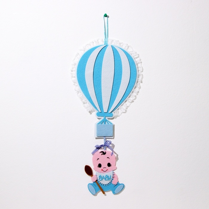Декоративное украшение (подвеска) Декоративное украшение (подвеска) "Baby Boy" 22х22х53 см