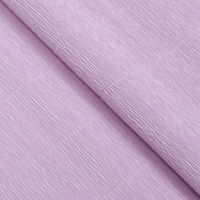 Бумага для упаковки и поделок, гофрированная, светлая, сиреневая, однотонная, двусторонняя, рулон 1 шт., 0,5 х 2,5 м Бумага для упаковки и поделок, гофрированная, светлая, сиреневая, однотонная, двусторонняя, рулон 1 шт., 0,5 х 2,5 м
