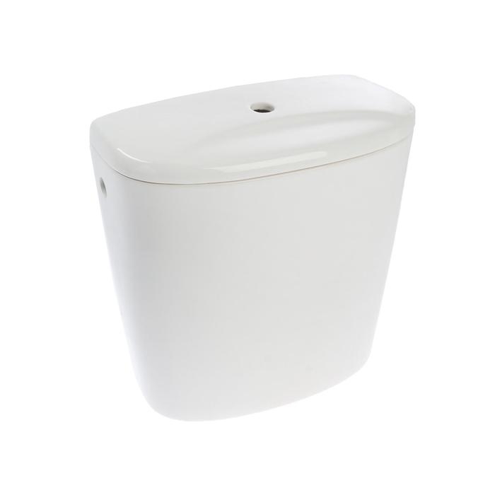 Унитаз компакт ЛЗСФ Унитаз компакт ЛЗСФ "Универсал Эконом", боковая подводка, косой выпуск, сиденье, шток