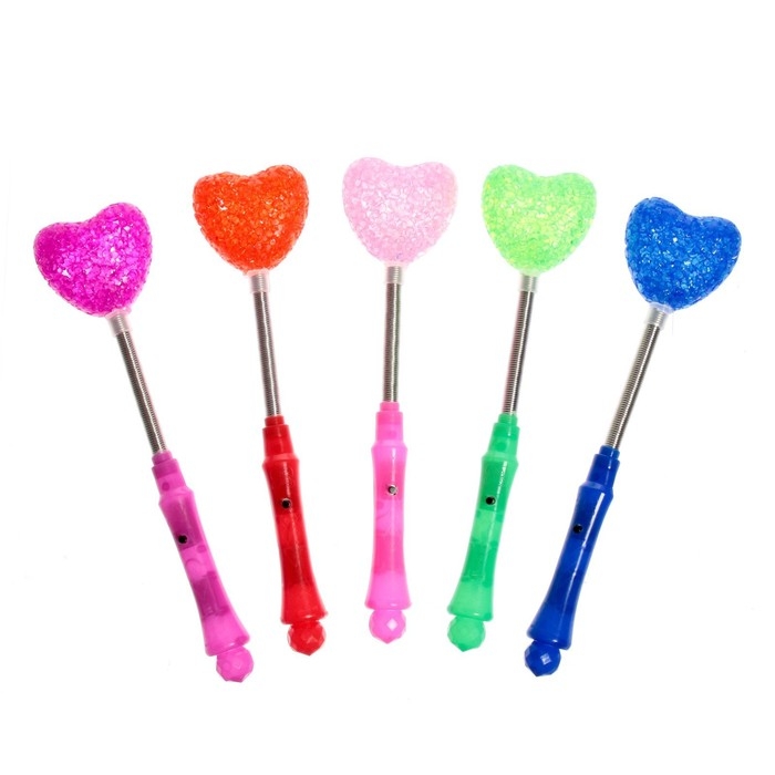 Световая палочка «Сердце», на пружине, под стекло, цвета МИКС Световая палочка «Сердце», на пружине, под стекло, цвета МИКС