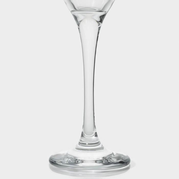 Набор стеклянных бокалов для шампанского Lav «Вальс», 190 мл, 6,7×22,5 см, 6 шт