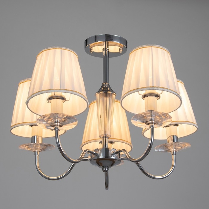 Люстра Люстра "Авиталь" 5xЕ14 40Вт хром 58х58х80 см BayerLux