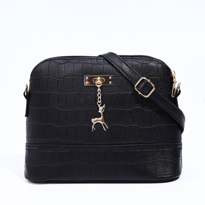 Сумка кросс-боди на молнии, цвет чёрный Сумка кросс-боди на молнии, цвет чёрный