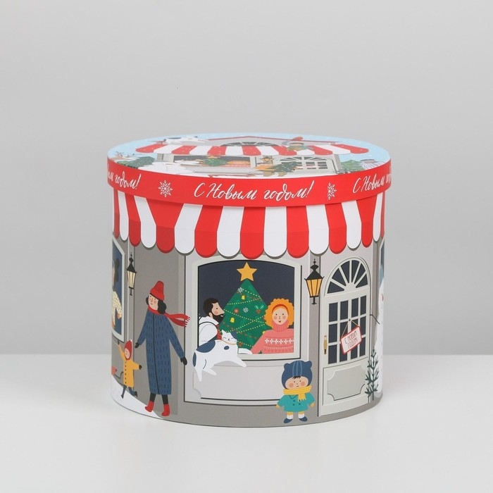 Коробка подарочная «Новогодние истории», 17.5 х 20 см, Новый год Коробка подарочная «Новогодние истории», 17.5 х 20 см, Новый год