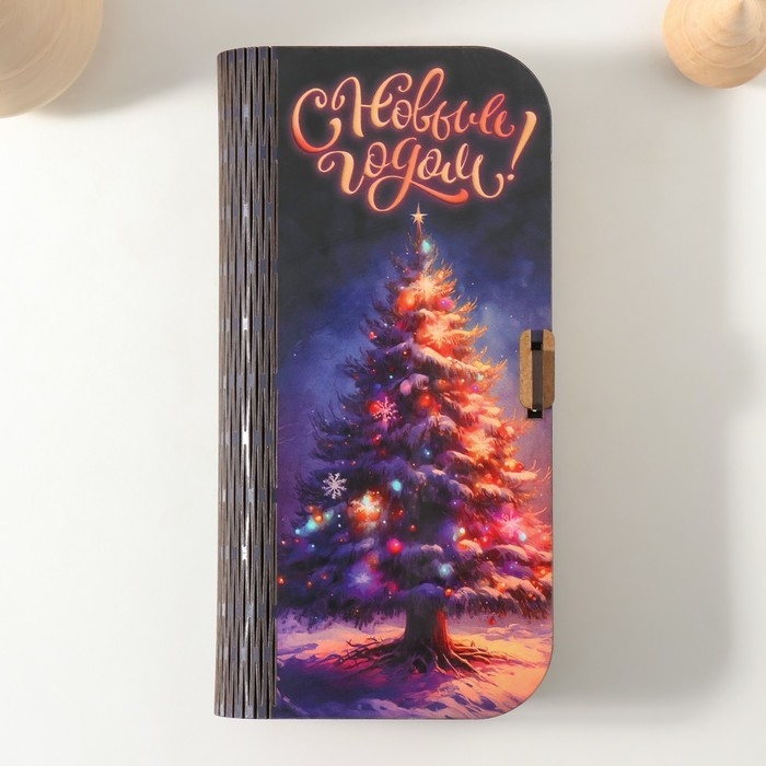 Новогодняя шкатулка  Новогодняя шкатулка "Ёлочка" 17х8,5 см