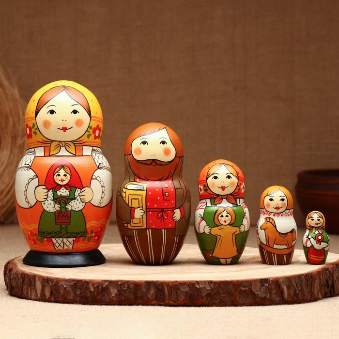 Матрёшка «Старорусская Матрёшка», 5 кукольная, люкс Матрёшка «Старорусская Матрёшка», 5 кукольная, люкс