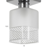 Светильник 91309/1 E27 40Вт хром 12х12х17 см