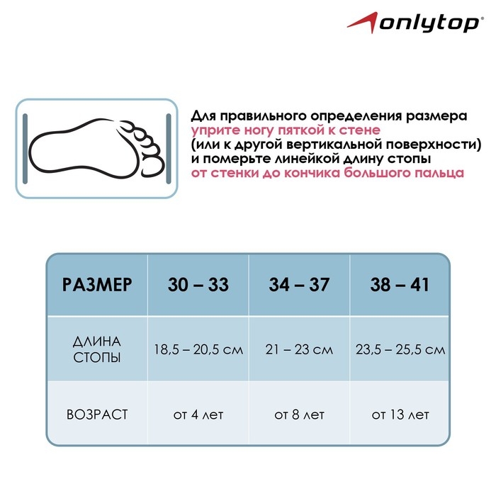 Роликовые коньки раздвижные ONLYTOP, р. 34-37, колёса PVC 64 мм Роликовые коньки раздвижные ONLYTOP, р. 34-37, колёса PVC 64 мм