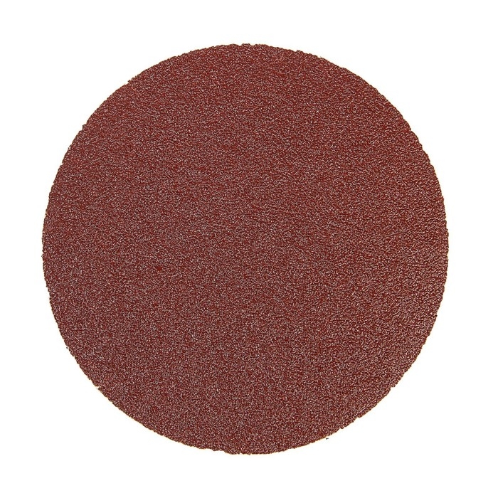 Круг абразивный шлифовальный под  Круг абразивный шлифовальный под "липучку" ТУНДРА, 125 мм, Р60, 10 шт.