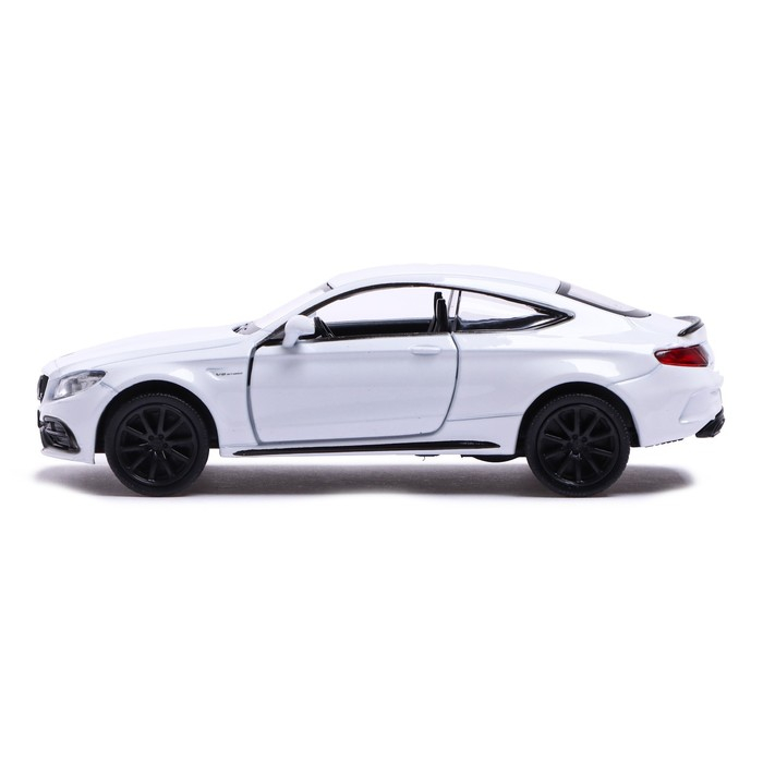 Машина металлическая MERCEDES-AMG C63 S COUPE, 1:32, открываются двери, инерция, цвет белый Машина металлическая MERCEDES-AMG C63 S COUPE, 1:32, открываются двери, инерция, цвет белый