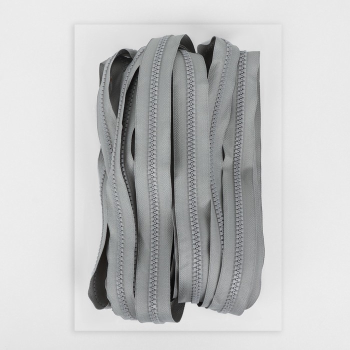 Молния «Трактор», №8, разъёмная, 2 замка, замки автомат, 100 см, цвет серый, цена за 1 штуку Молния «Трактор», №8, разъёмная, 2 замка, замки автомат, 100 см, цвет серый, цена за 1 штуку