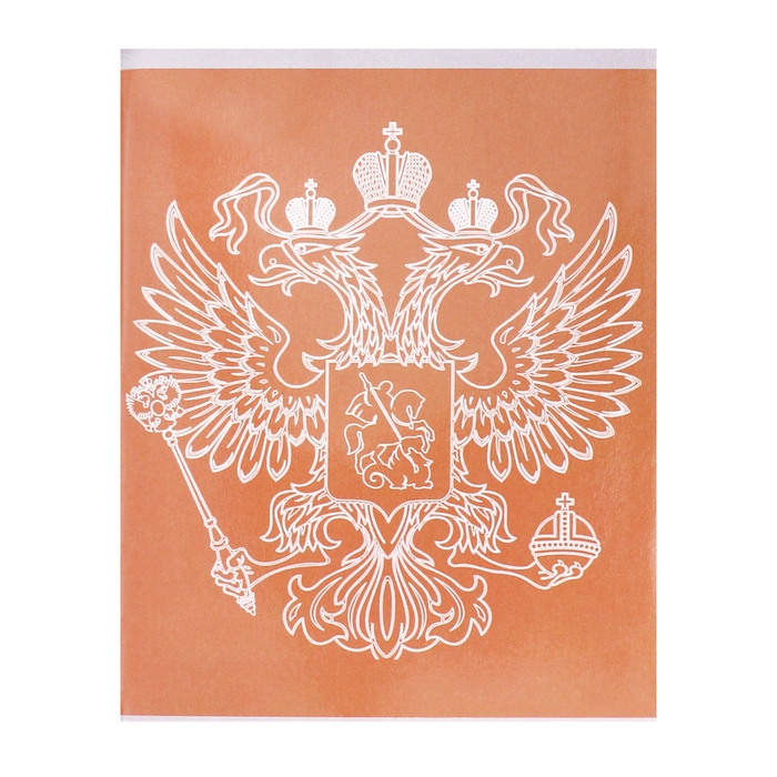 Тетрадь 96 листов в клетку Calligrata Тетрадь 96 листов в клетку Calligrata "Символика. Герб", обложка мелованный картон, глянцевая ламинация, офсет МИКС