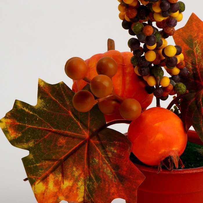 Декоративная композиция «Осенние настроение», 10×16×20 см, МИКС Декоративная композиция «Осенние настроение», 10×16×20 см, МИКС
