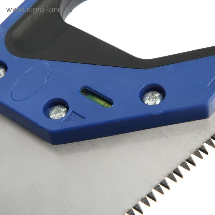 Ножовка по дереву ТУНДРА, 2К рукоятка, 3D заточка, каленый зуб, 7-8 TPI, 500 мм Ножовка по дереву ТУНДРА, 2К рукоятка, 3D заточка, каленый зуб, 7-8 TPI, 500 мм