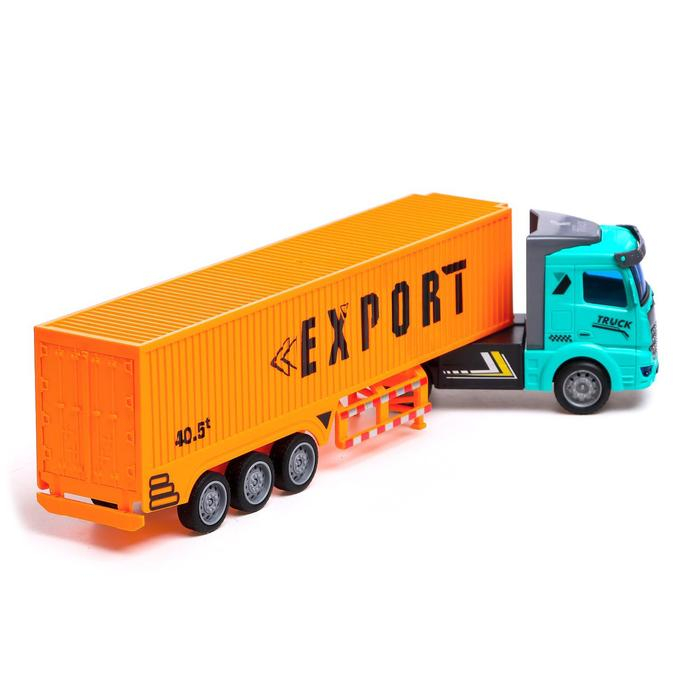 Грузовик инерционный &laquo;Контейнеровоз&raquo;, масштаб 1:48