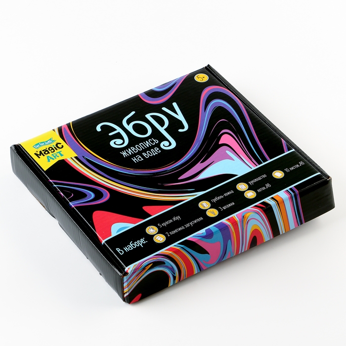 Набор для рисования на воде «Эбру» серия Magic ART, лоток — А6 Набор для рисования на воде «Эбру» серия Magic ART, лоток — А6
