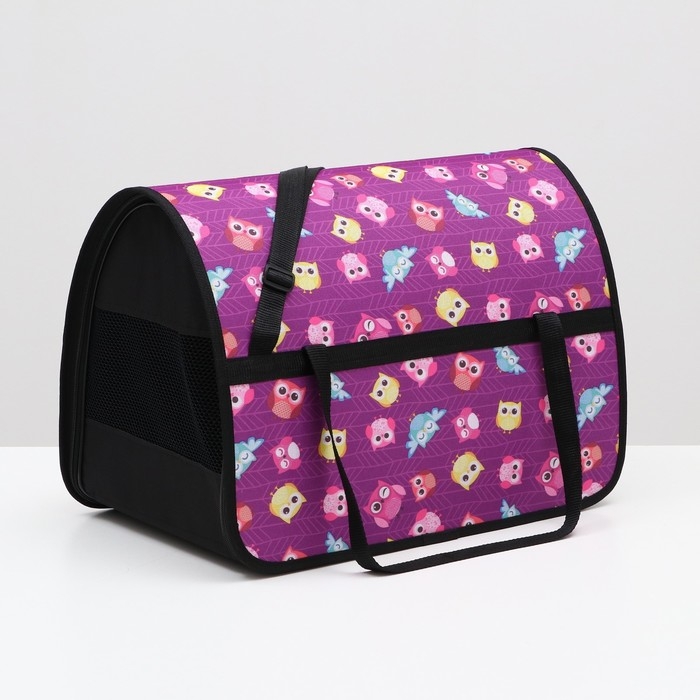 Сумка - переноска для животных с принтом, 49 х 30 х 35 см, микс цветов Сумка - переноска для животных с принтом, 49 х 30 х 35 см, микс цветов