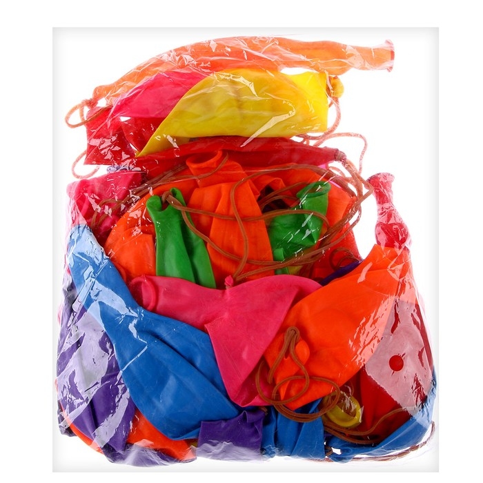 Шар латексный 17 Шар латексный 17" Панч-болл, набор 50 шт., МИКС