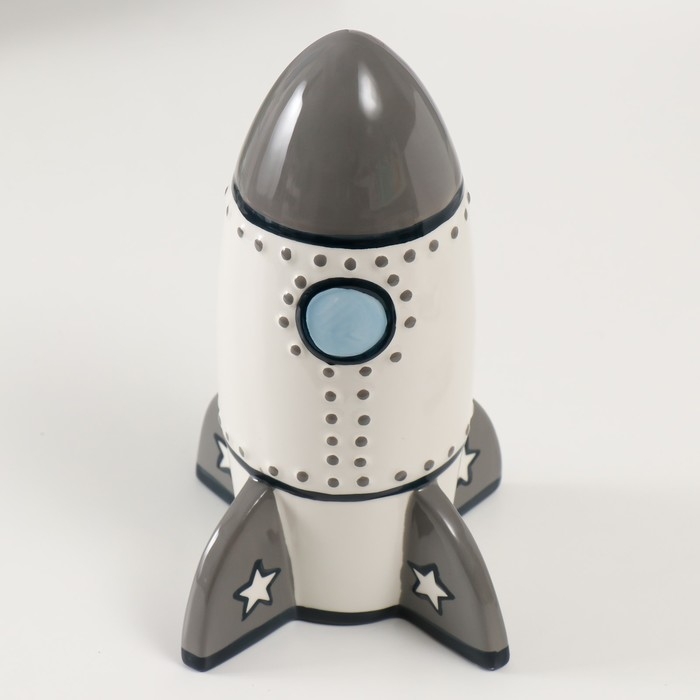 Копилка керамика  Копилка керамика "Ракета" 16,5х16,5х24 см