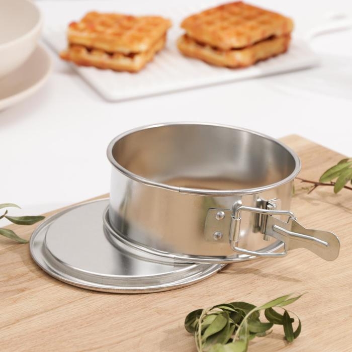 Форма для выпечки разъёмная Доляна &laquo;Круг. Фабиан&raquo;, d=12 см