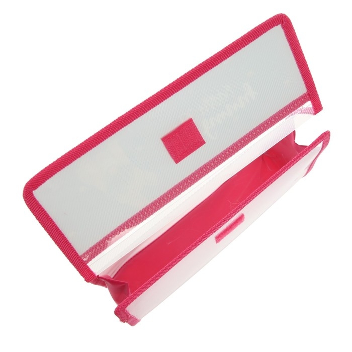 Папка для тетрадей А5 (230 х 190 х 50 мм), с клапаном на липучке, пластик/текстиль, Calligrata, Папка для тетрадей А5 (230 х 190 х 50 мм), с клапаном на липучке, пластик/текстиль, Calligrata, "Бульдог"