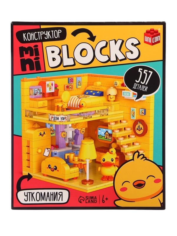 Конструктор  Конструктор "Mini Blocks. Уткомания"