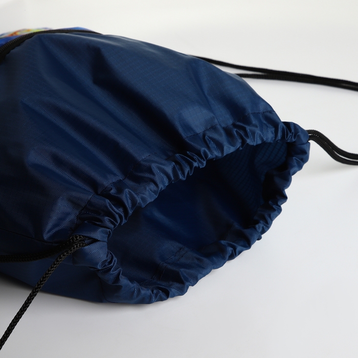 Мешок для обуви на шнурке, цвет синий Мешок для обуви на шнурке, цвет синий