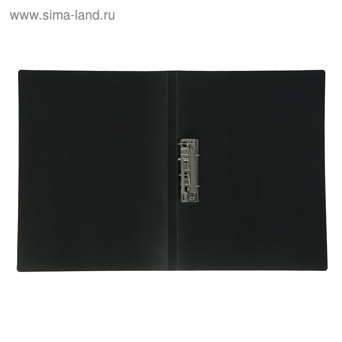 Папка с зажимом А4, 500 мкм, корешок 15 мм, Calligrata, до 100 листов, чёрная Папка с зажимом А4, 500 мкм, корешок 15 мм, Calligrata, до 100 листов, чёрная