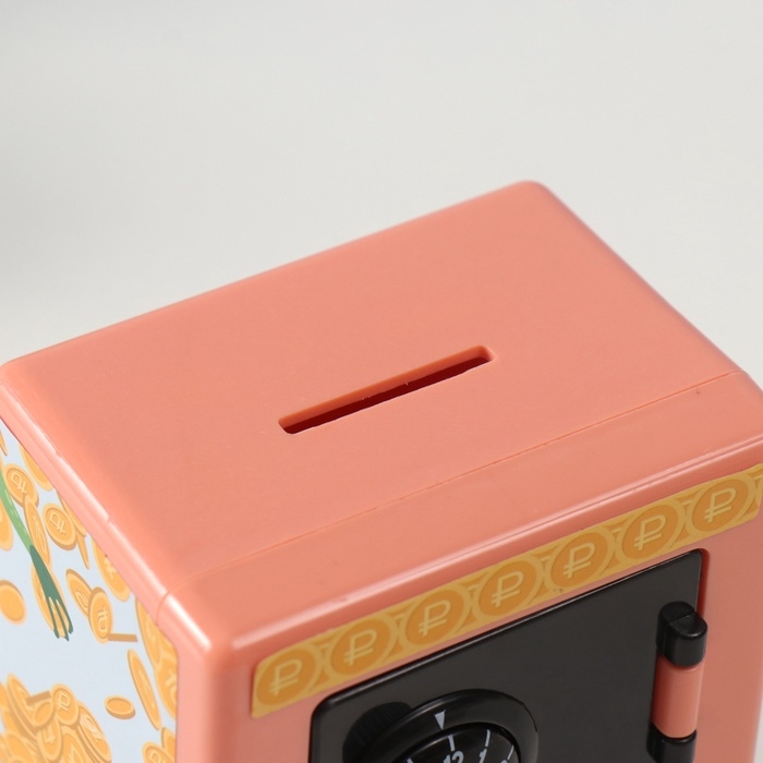 Копилка пластик Копилка пластик "Сейф. Денежная лягушка" 8,5х6х8,5см