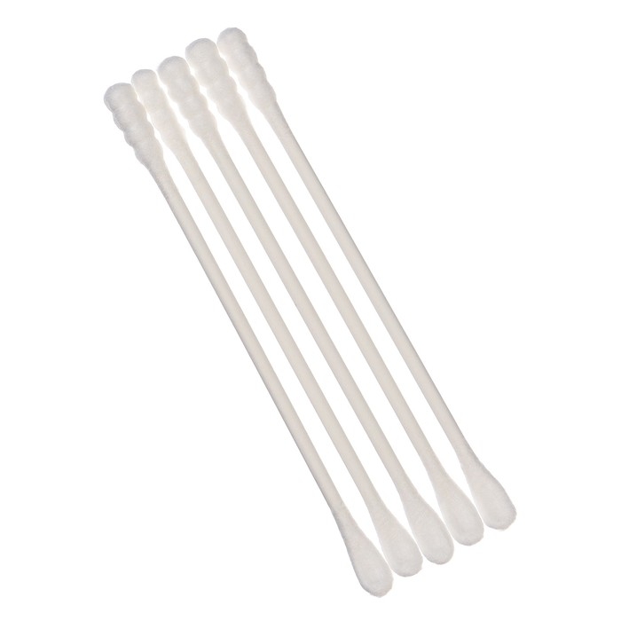 Ватные палочки в тубе 200 шт., тонкие, наконечник - спираль | лопаточка, хлопок/бумага(стик)   98294 Ватные палочки в тубе 200 шт., тонкие, наконечник - спираль | лопаточка, хлопок/бумага(стик)   98294