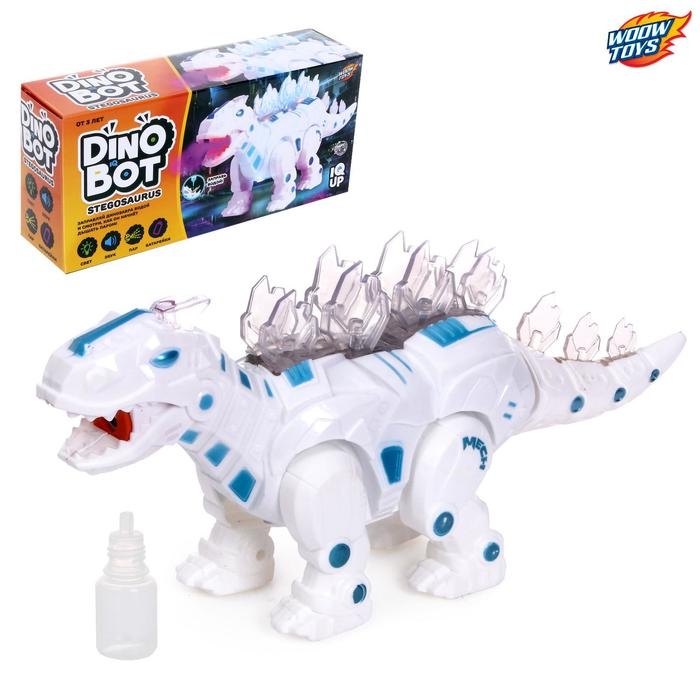 Игрушка на батарейках интерактивная Dinobot, Stegosaurus Игрушка на батарейках интерактивная Dinobot, Stegosaurus
