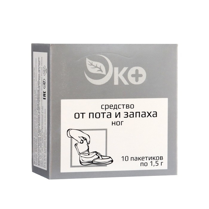 Средство от пота и запаха ног Экотекс, 3 шт по 10 пакетиков Средство от пота и запаха ног Экотекс, 3 шт по 10 пакетиков