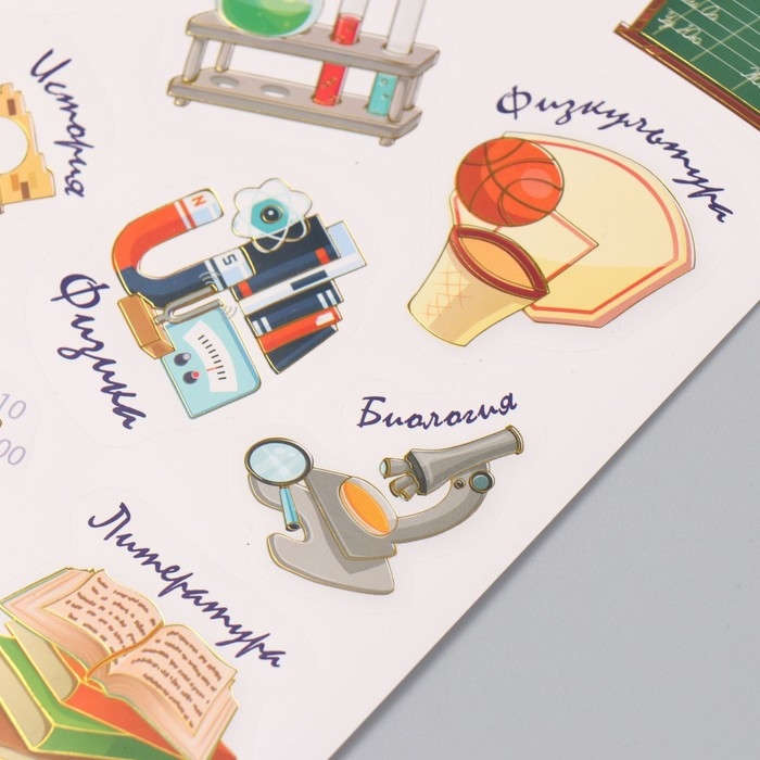 Фотоальбом 25 листов (наклейки+кольца) Фотоальбом 25 листов (наклейки+кольца) "Страна уроков" 19х27х3 см