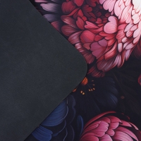 Коврик для дома Доляна Black Flowers, влаговпитывающий, 40×60 см