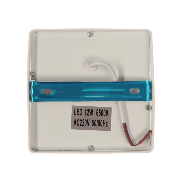 Накладной светодиодный светильник, 105х35 мм, 12 Вт,1080 Лм, 6500 К, квад. Накладной светодиодный светильник, 105х35 мм, 12 Вт,1080 Лм, 6500 К, квад.