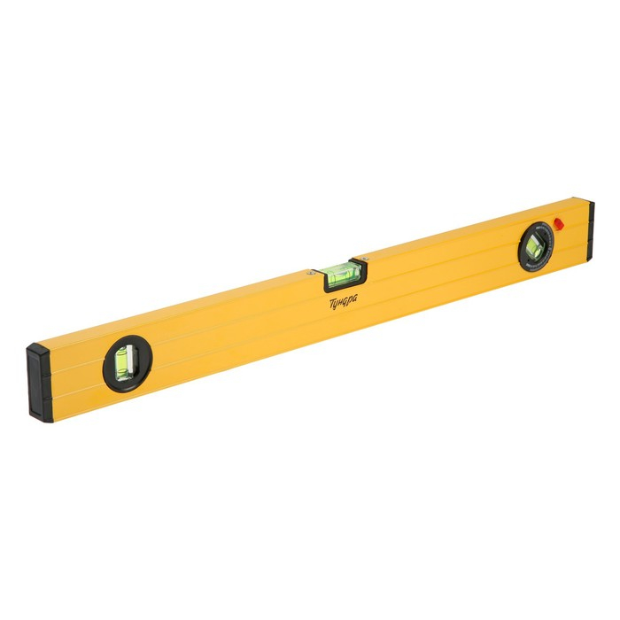 Уровень алюминиевый ТУНДРА, 3 глазка (1 поворотный глазок), 600 мм Уровень алюминиевый ТУНДРА, 3 глазка (1 поворотный глазок), 600 мм