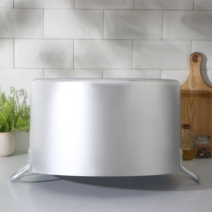 Котёл алюминиевый, 40 л, металлическая крышка Котёл алюминиевый, 40 л, металлическая крышка